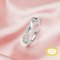 Keepsake Breast Milk Resin Infinity Channel Bezel Ring Settings,Infinity Solid 14K 18K Gold Ring,Art Deco Infinity Ring,Stackable Ring,DIY Ring Supplies For Gemstone 1294809