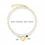 8MM Keepsake Breast Milk Resin Round Bezel Birthstone Bracelet Settings,Solid 925 Sterling Silver Rose Gold Plated Bracelet 7.08''+2.16'' 1900305