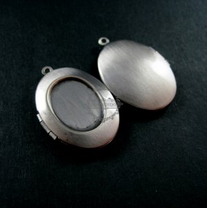 5pcs 13x18mm oval bezel tray setting vintage antiqued brass silver photo locket pendant charm DIY supplies 1123012