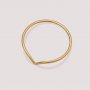 1PCS 1MM Wire 14K Gold Filled V Ring,Minimalist Ring,Gold Filled Curved Band V Ring,Stackable Ring,DIY Ring Supplies 1294739