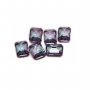 1Pcs Simulated Alexandrite Rectangle Emerald Cut Stone,Color Change Stone,June Birthstone,Unique Gemstone,Loose Stone,DIY Jewelry Supplies 4170023