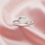 Minimalist Keepsake Breast Milk Resin Oval Bezel Ring Settings,Solid 925 Sterling Silver Ring,CZ Stone Oval Ring,DIY Ring Supplies 1222116