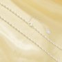 2MM Thick Olive Bead Chain Necklace,Solid 925 Sterling Silver Chain Necklace,Minimalist Bead Necklace,DIY Necklace Supplies 16''+2'' 6190103