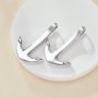 304L Stainless Steel Big Anchor Pendant,DIY Anchor Leather Bracelet Connector Hook Supplies 1800576