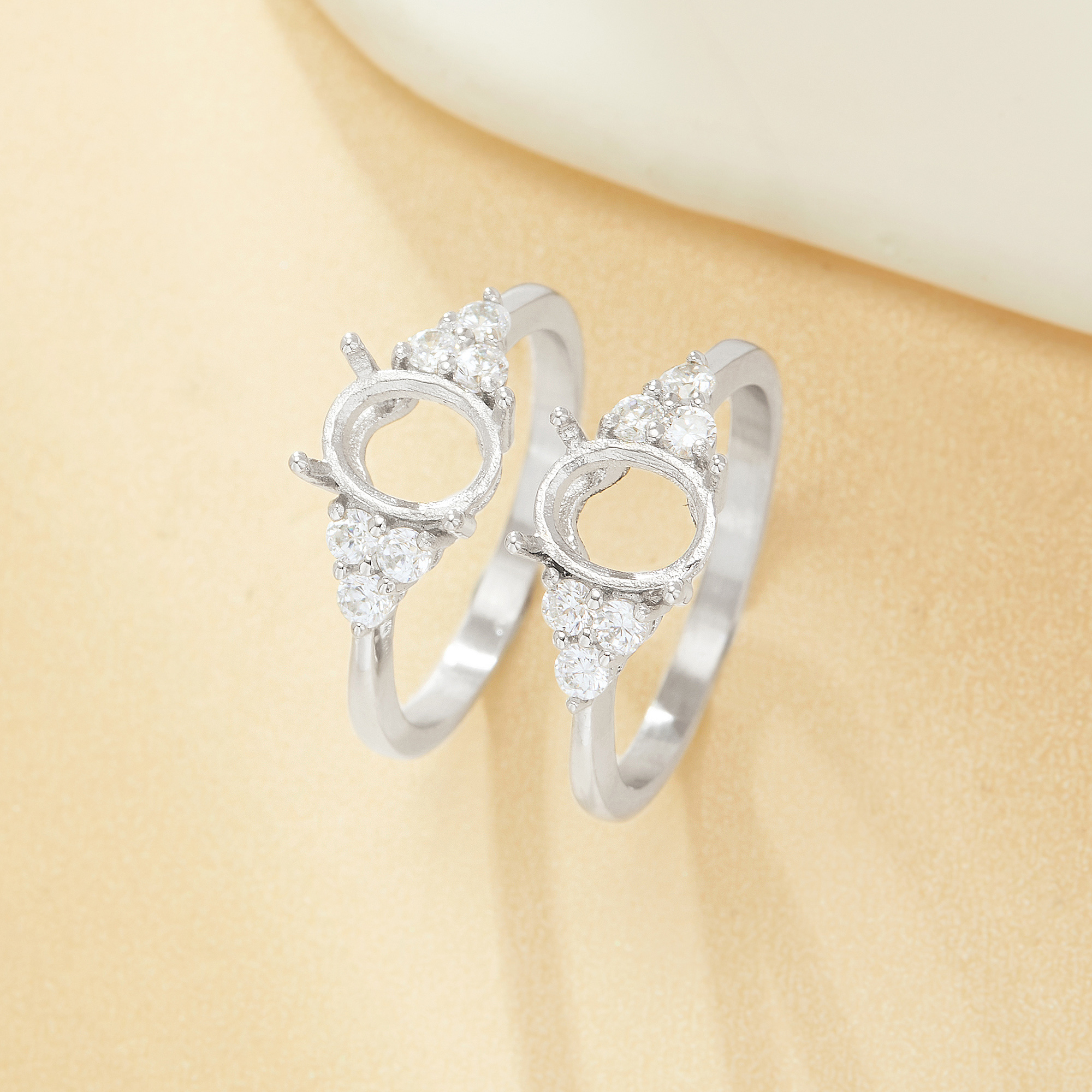 7x9MM Oval Prongs Ring Settings,316L Stainless Steel Oval Ring,Vintage Styles CZ Stone Oval Ring Blank,DIY Ring Supplies For Gemstone 1222146 7x9MM Oval Prongs Ring Settings,316L Stainless Steel Oval Ring,Vintage Styles CZ Stone Oval Ring Blank,DIY Ring Supplies For Gemstone 1222146