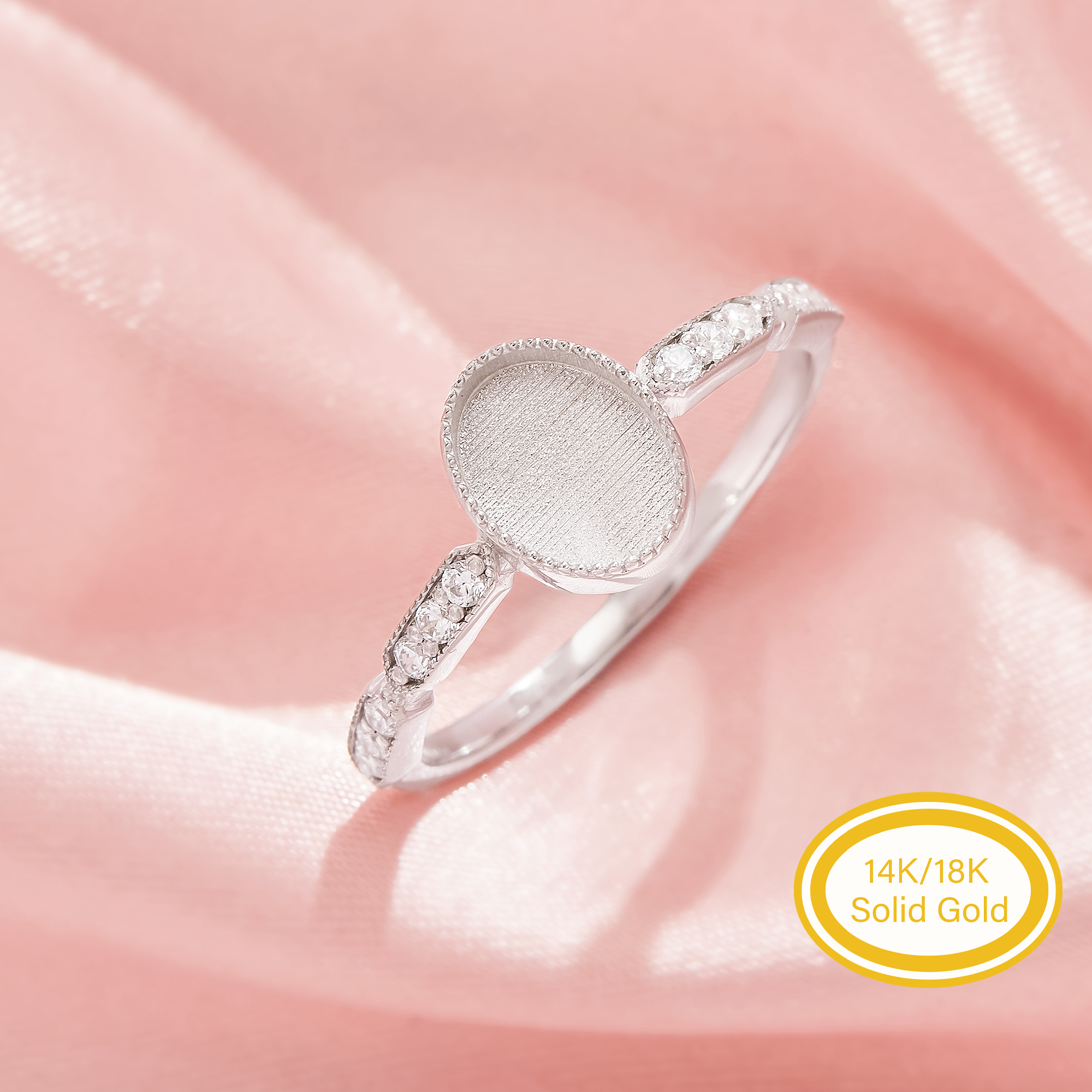 Keepsake Mother's Milk Resin Oval Ring Bezel Settings,Solid 14K 18K Gold Ring,Art Deco Oval Ring,DIY Ring Supplies 1222159 Keepsake Mother's Milk Resin Oval Ring Bezel Settings,Solid 14K 18K Gold Ring,Art Deco Oval Ring,DIY Ring Supplies 1222159