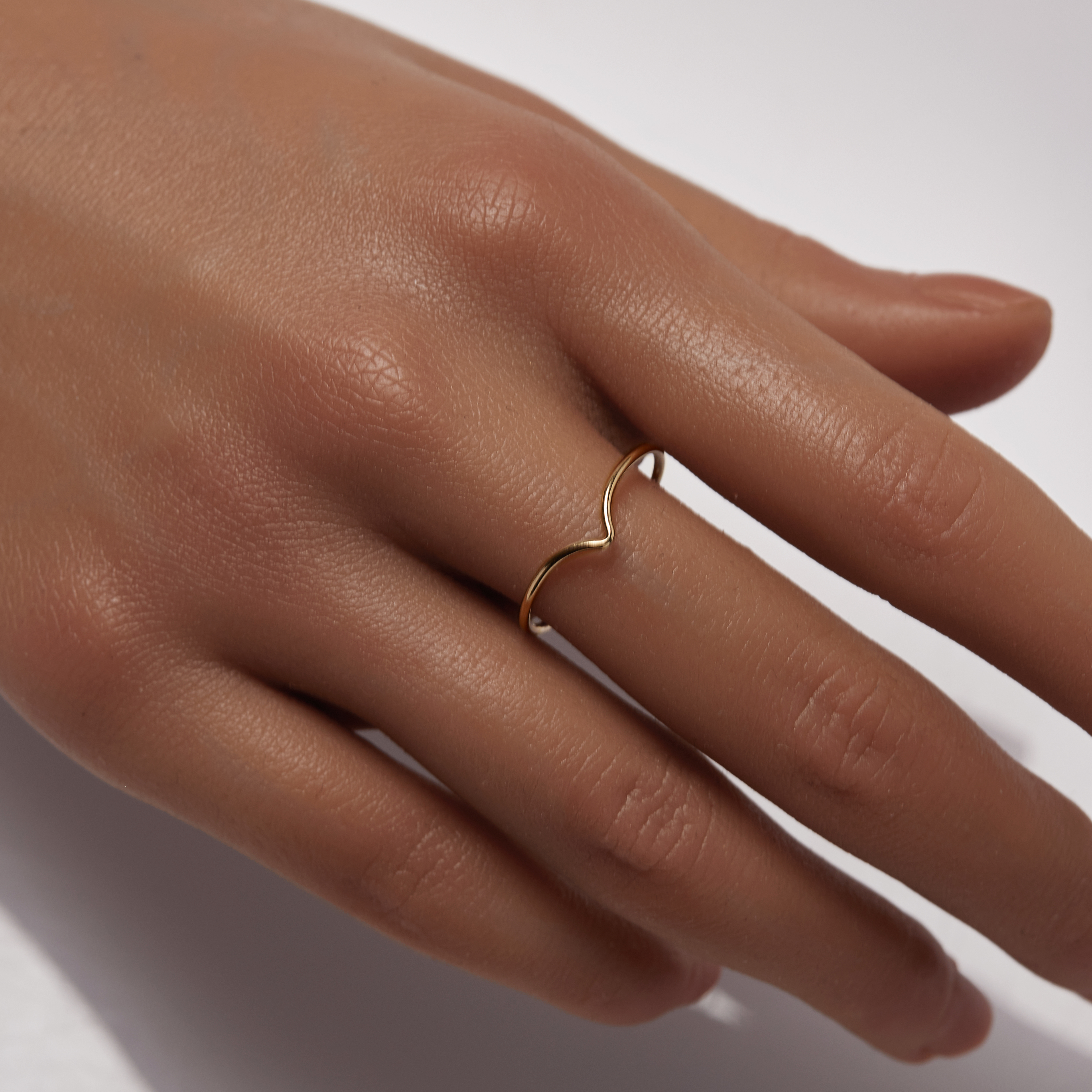 1PCS 1MM Wire 14K Gold Filled V Ring,Minimalist Ring,Gold Filled Curved Band V Ring,Stackable Ring,DIY Ring Supplies 1294739 - Click Image to Close