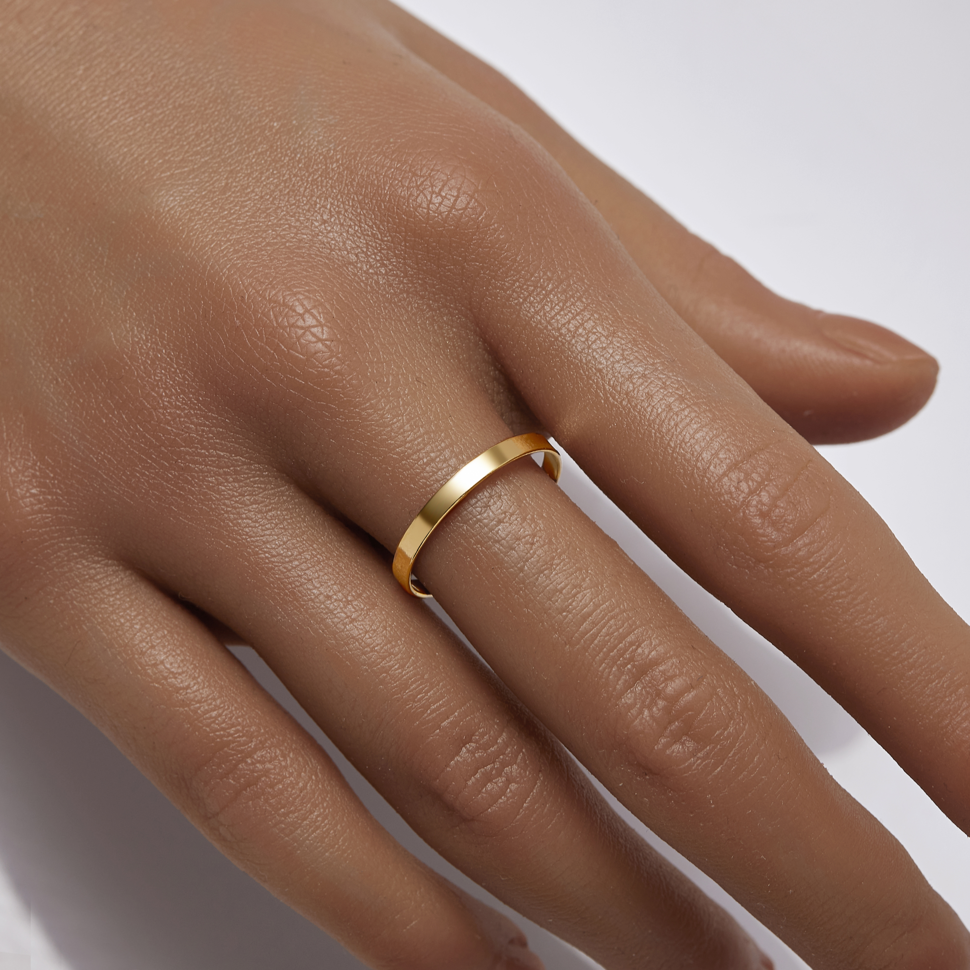 1PCS 2MM Wide 14K Gold Filled Ring,Minimalist Ring,Simple Gold Filled Ring,Stackable Ring,DIY Ring Supplies 1294744 - Click Image to Close