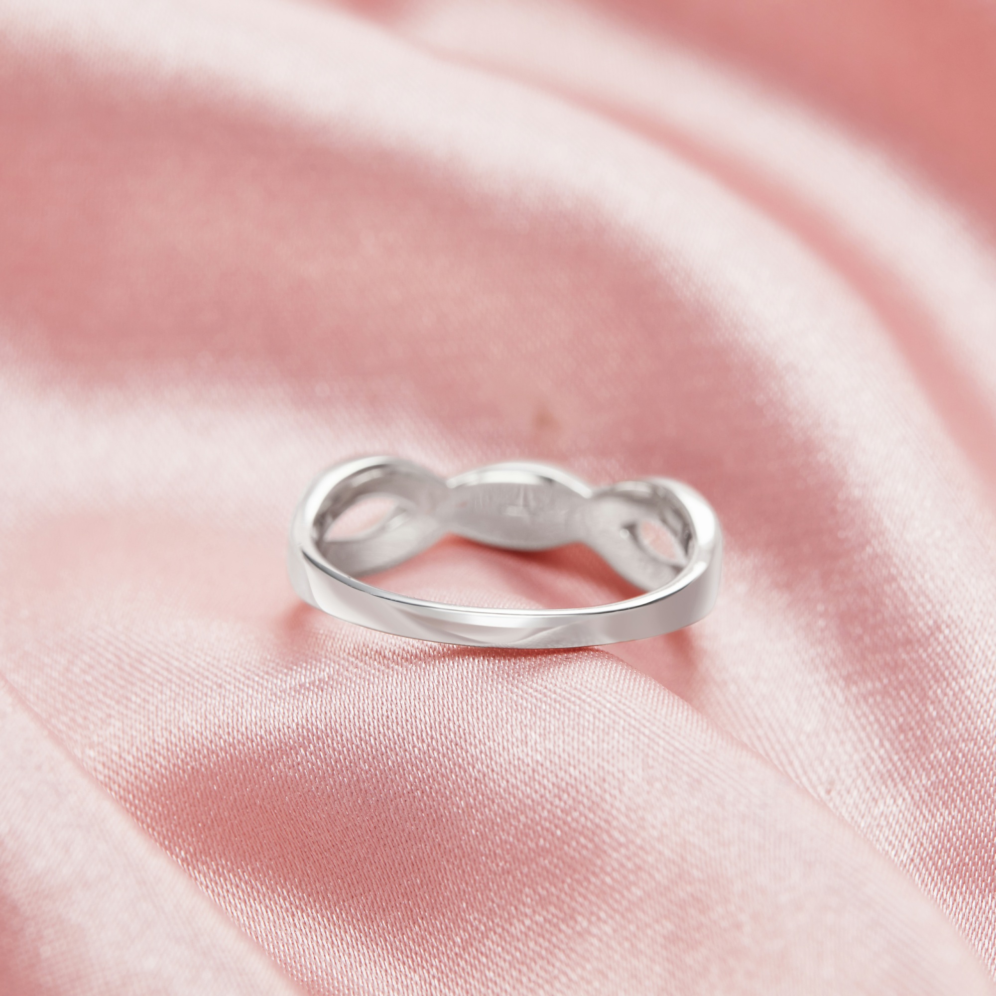 Keepsake Breast Milk Resin Infinity Channel Bezel Ring Settings,Solid 925 Sterling Silver Ring,CZ Birthstone Ring,DIY Ring Supplies 1294835 - Click Image to Close