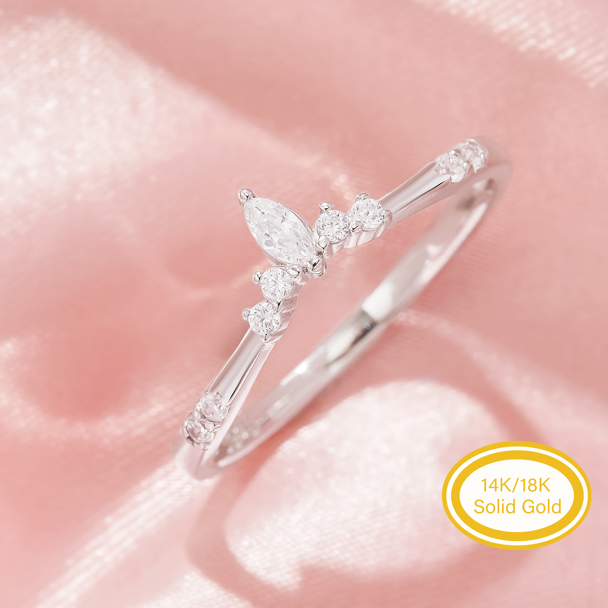 Curved Moissanite Stackable Ring,Solid 14K 18K Gold Ring,Vintage Styles Stacker Ring,Stackable Ring,DIY Ring Supplies 1294999 Curved Moissanite Stackable Ring,Solid 14K 18K Gold Ring,Vintage Styles Stacker Ring,Stackable Ring,DIY Ring Supplies 1294999