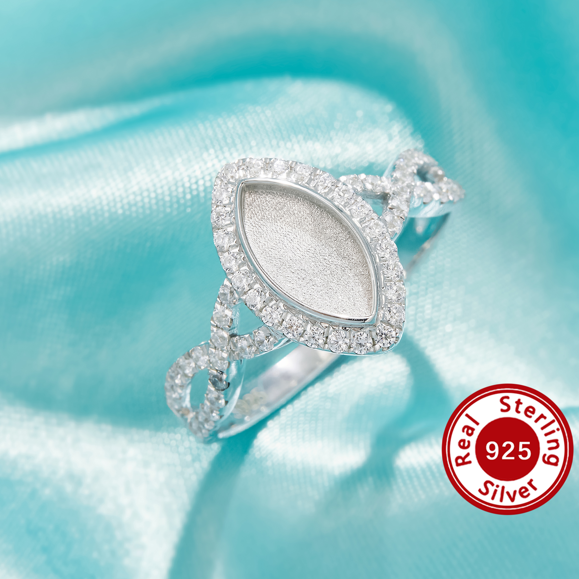 5x10MM Keepsake Mother's Milk Resin Marquise Bezel Ring Settings,Solid 925 Sterling Silver Ring,Infinity Art Deco Ring,Pave CZ Stone Ring,DIY Ring Supplies 1295060-1 5x10MM Keepsake Mother's Milk Resin Marquise Bezel Ring Settings,Solid 925 Sterling Silver Ring,Infinity Art Deco Ring,Pave CZ Stone Ring,DIY Ring Supplies 1295060-1