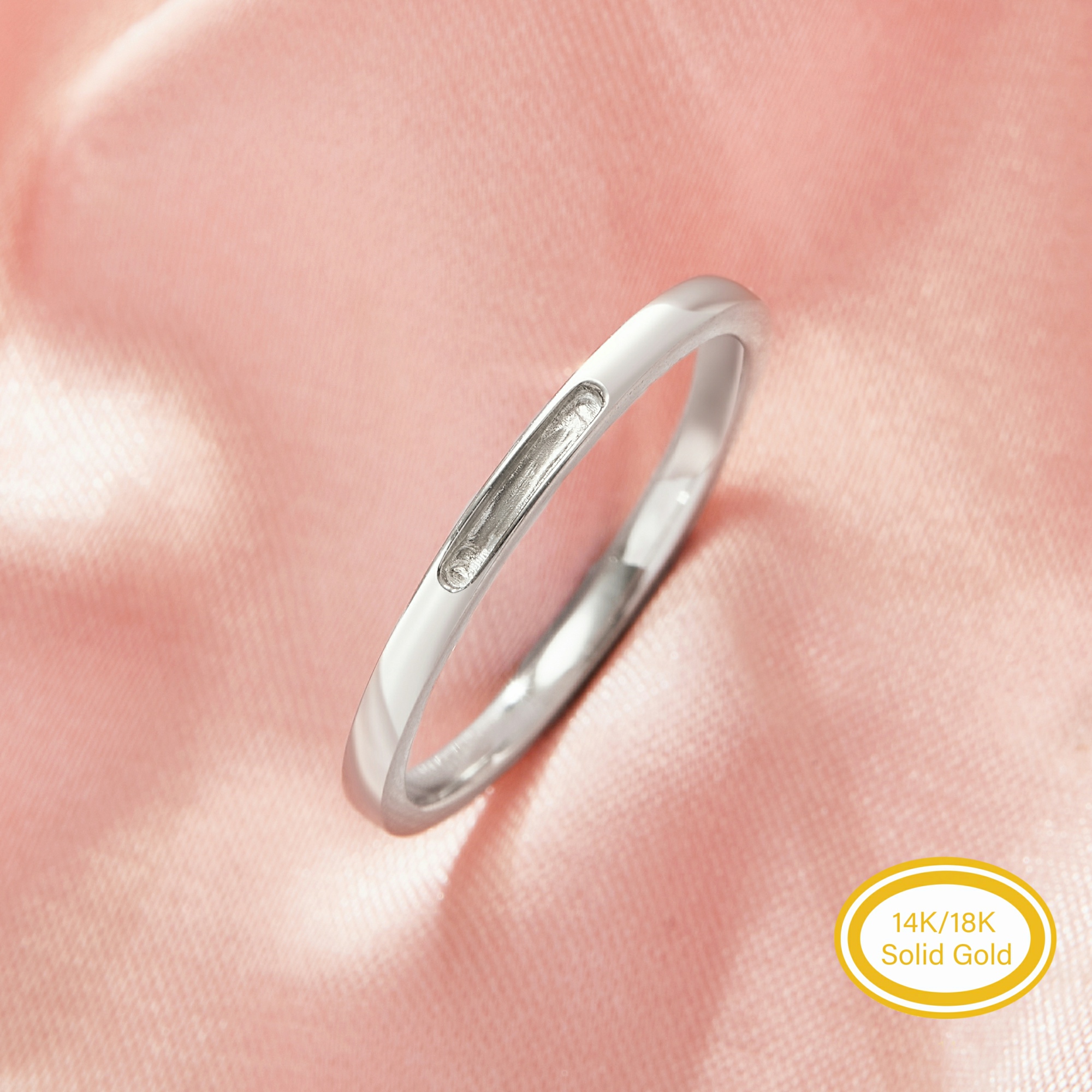 Keepsake Breast Milk Resin Channel Bezel Ring Settings,Solid 14K 18K Gold Ring,Minimalist Channel Ring,Stackable Ring,DIY Ring Supplies 1295073 Keepsake Breast Milk Resin Channel Bezel Ring Settings,Solid 14K 18K Gold Ring,Minimalist Channel Ring,Stackable Ring,DIY Ring Supplies 1295073