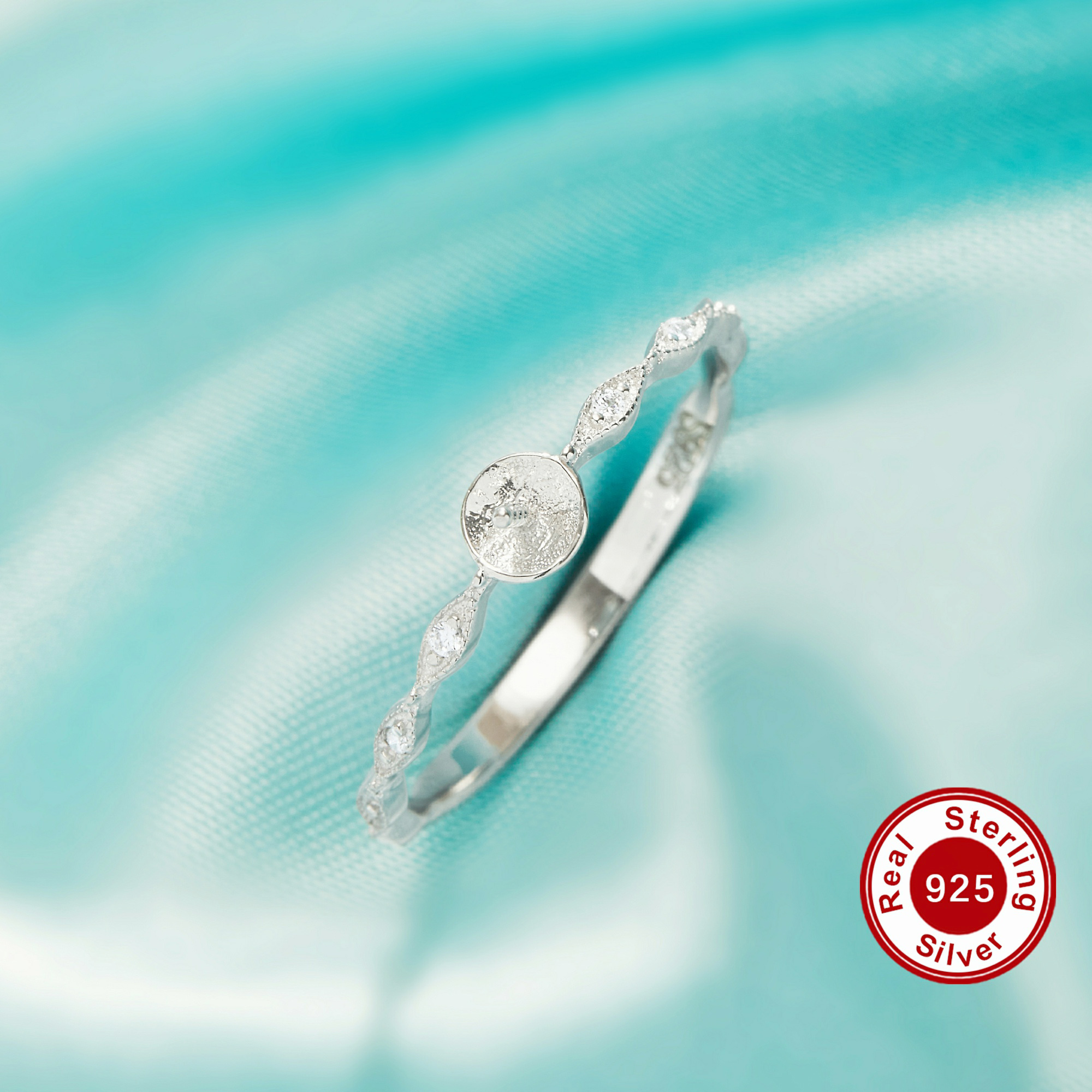 Ball Round Pin Ring Settings For Half Drilled Pearl Bead,Solid 925 Sterling Silver Ring For Half Drilled Beads,Art Deco Ring,DIY Ring Supplies 1295083 Ball Round Pin Ring Settings For Half Drilled Pearl Bead,Solid 925 Sterling Silver Ring For Half Drilled Beads,Art Deco Ring,DIY Ring Supplies 1295083