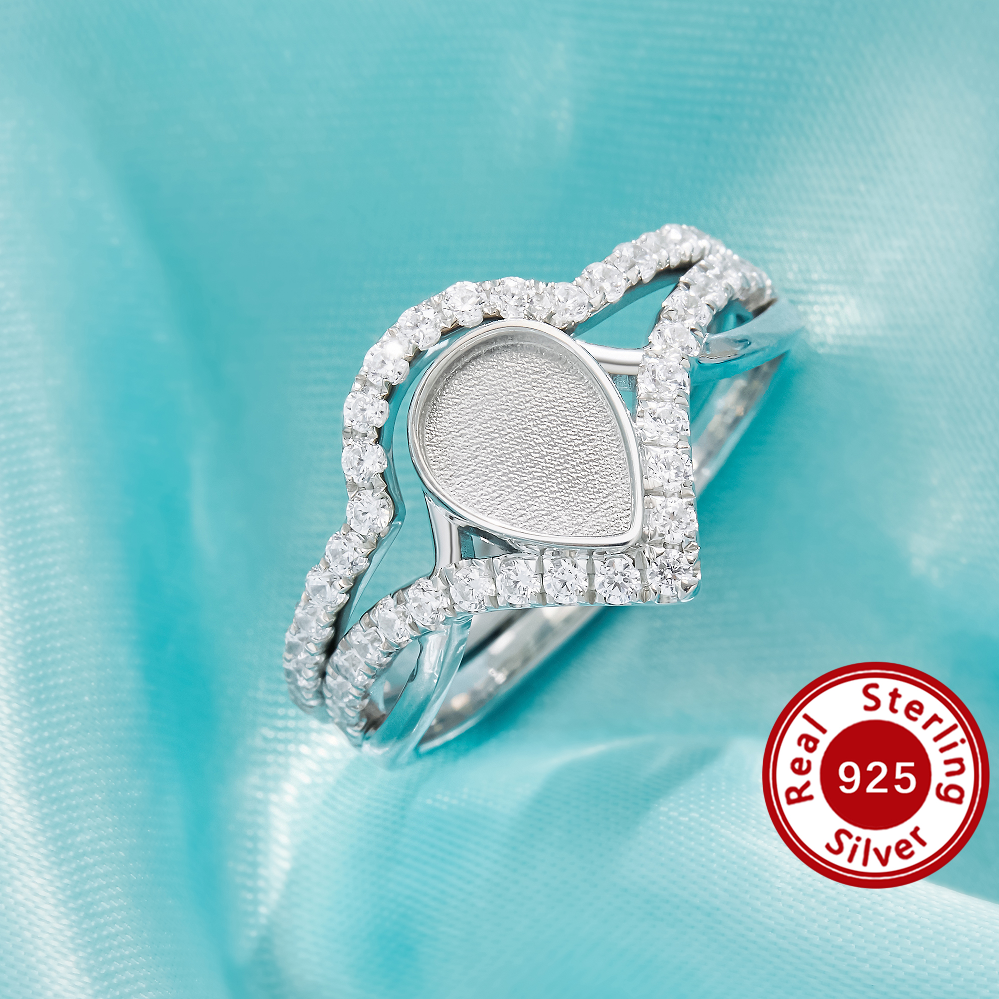 6x8MM Keepsake Mother's Milk Resin Pear Bezel Ring Settings,Birthstone Infinity Solid 925 Sterling Silver Rose Gold Plated Ring,Curve Art Deco Stackable Ring,DIY Ring Supplies 1295121-1 6x8MM Keepsake Mother's Milk Resin Pear Bezel Ring Settings,Birthstone Infinity Solid 925 Sterling Silver Rose Gold Plated Ring,Curve Art Deco Stackable Ring,DIY Ring Supplies 1295121-1