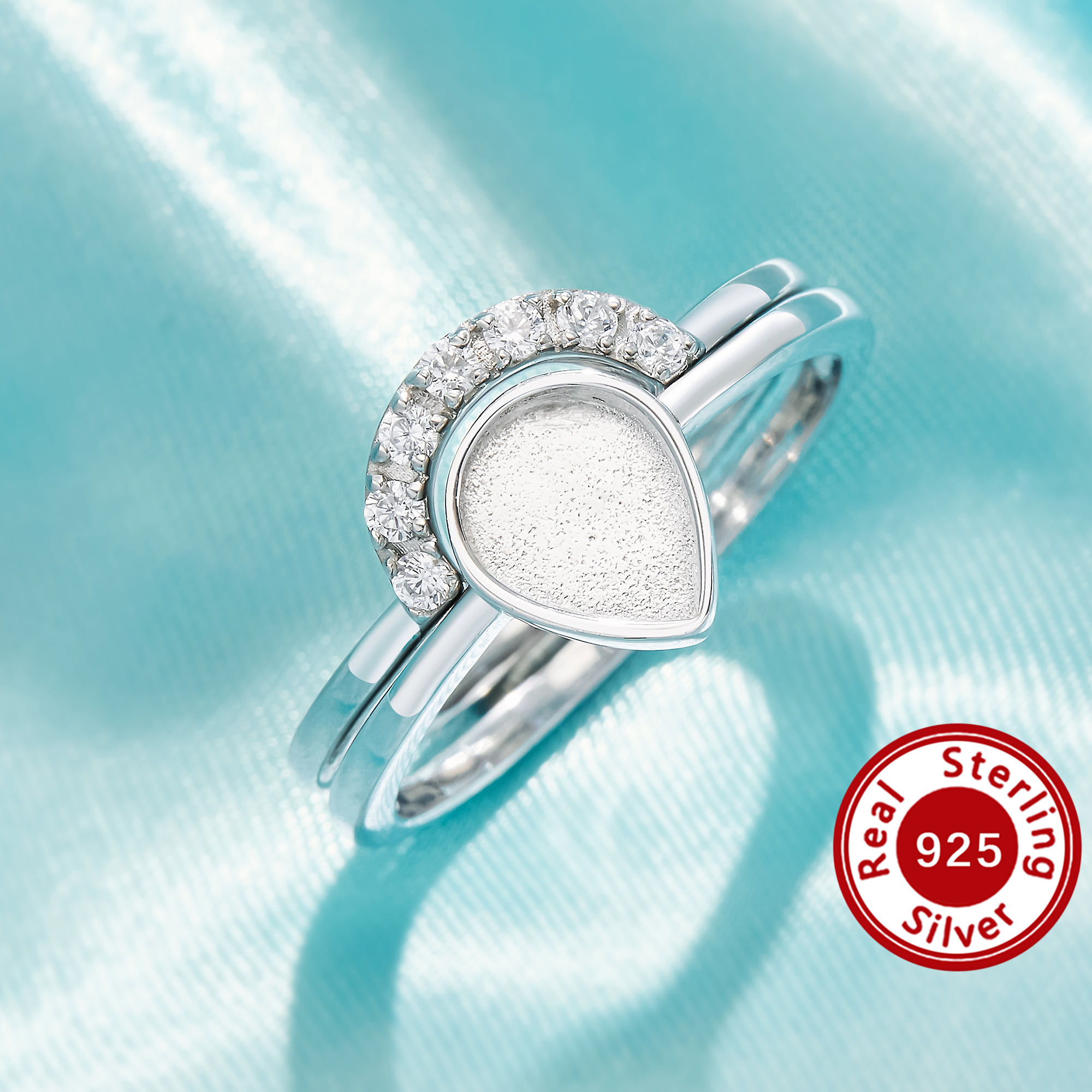 6x8MM Keepsake Mother's Milk Resin Pear Bezel Ring Settings,Birthstone Solid 925 Sterling Silver Rose Gold Plated Ring,Curve Moissanite Art Deco Ring,DIY Ring Supplies 1295124-1 6x8MM Keepsake Mother's Milk Resin Pear Bezel Ring Settings,Birthstone Solid 925 Sterling Silver Rose Gold Plated Ring,Curve Moissanite Art Deco Ring,DIY Ring Supplies 1295124-1