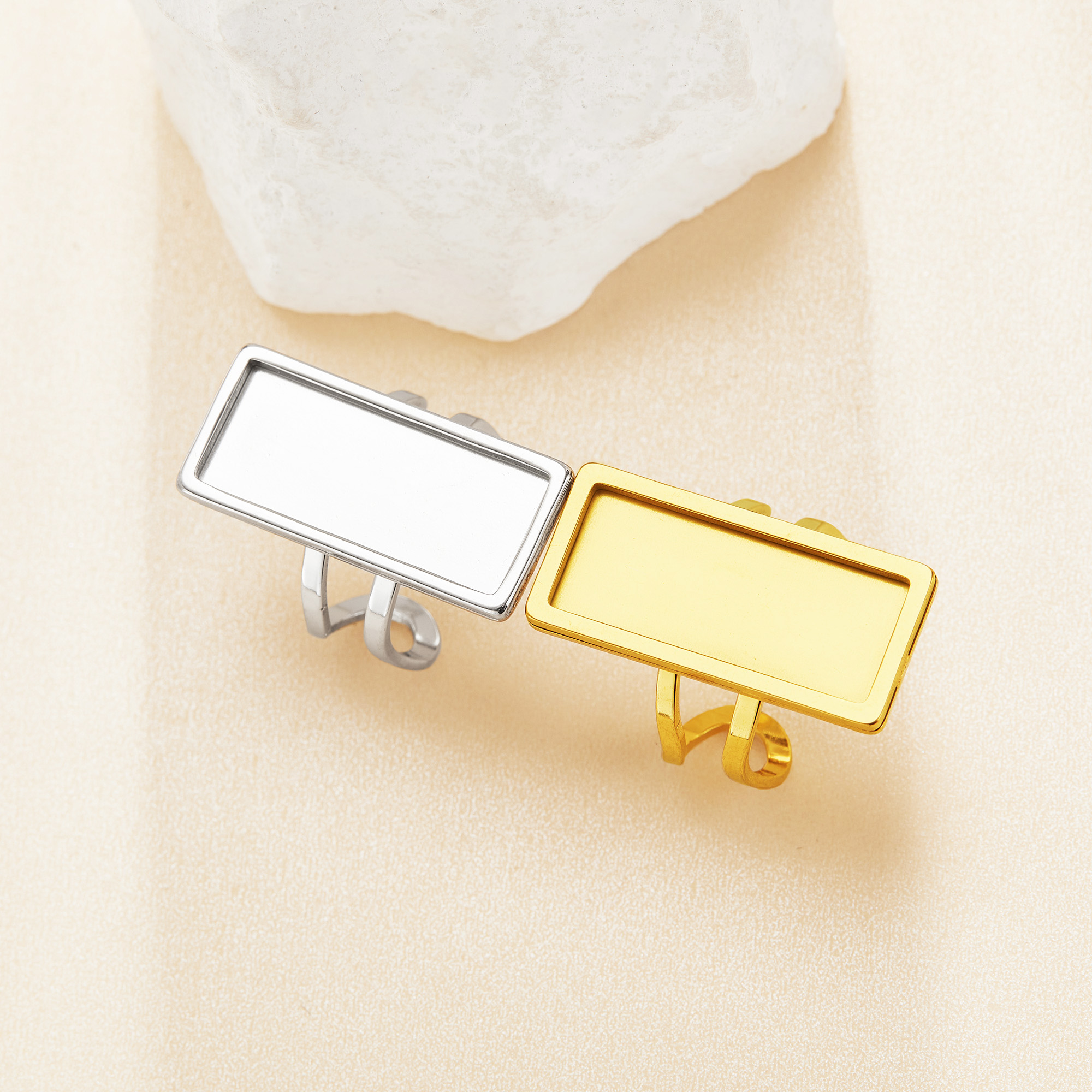 10x25MM Keepsake Mother's Milk Resin Rectangle Bezel Ring Settings,Stainless Steel Ring,Adjustable Simple Rectangle Ring,DIY Ring Supplies 1295129 10x25MM Keepsake Mother's Milk Resin Rectangle Bezel Ring Settings,Stainless Steel Ring,Adjustable Simple Rectangle Ring,DIY Ring Supplies 1295129