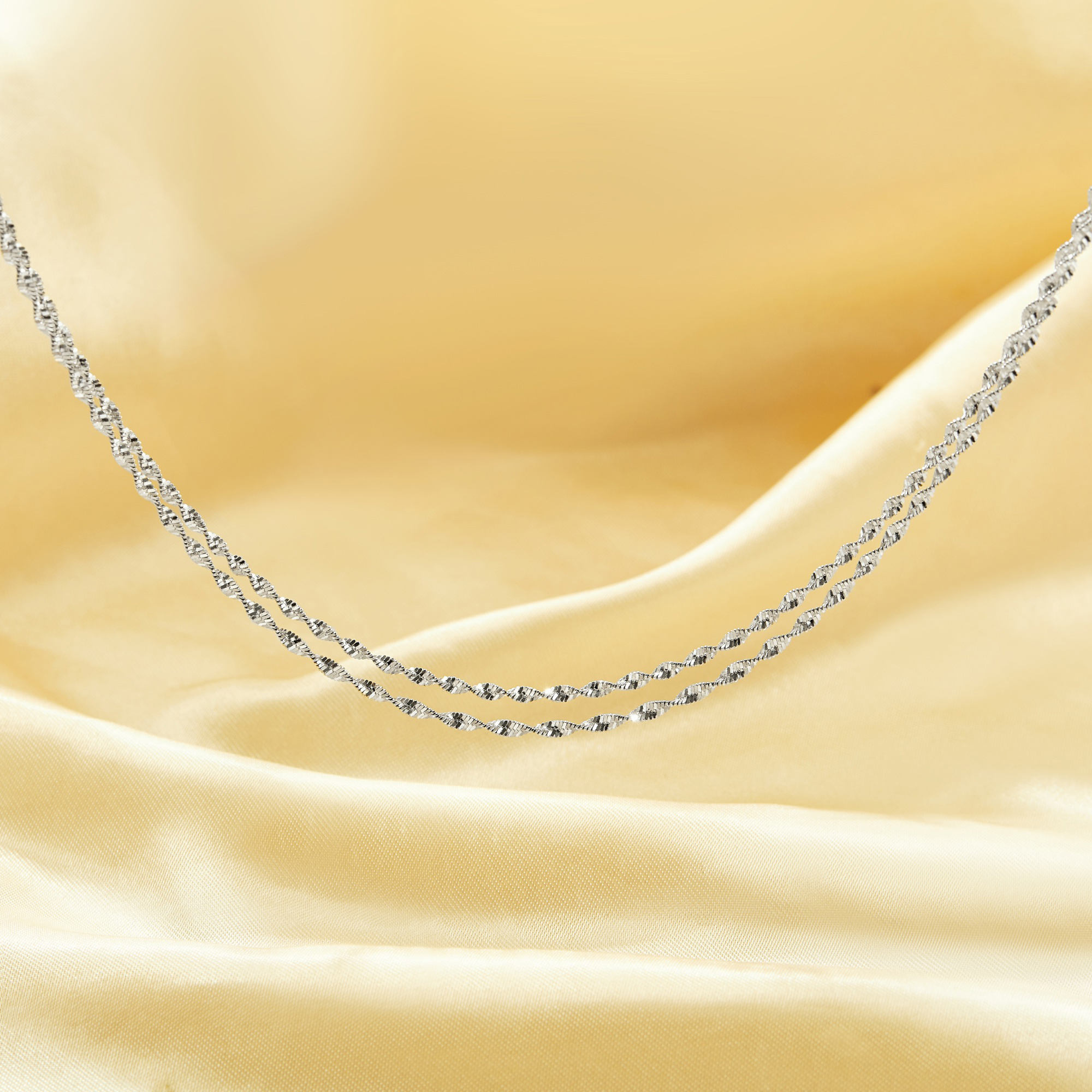 2MM Twist Chain Necklace,Solid 925 Sterling Silver Necklace,Simple Twist Necklace,DIY Necklace Supplies 1322065 - Click Image to Close