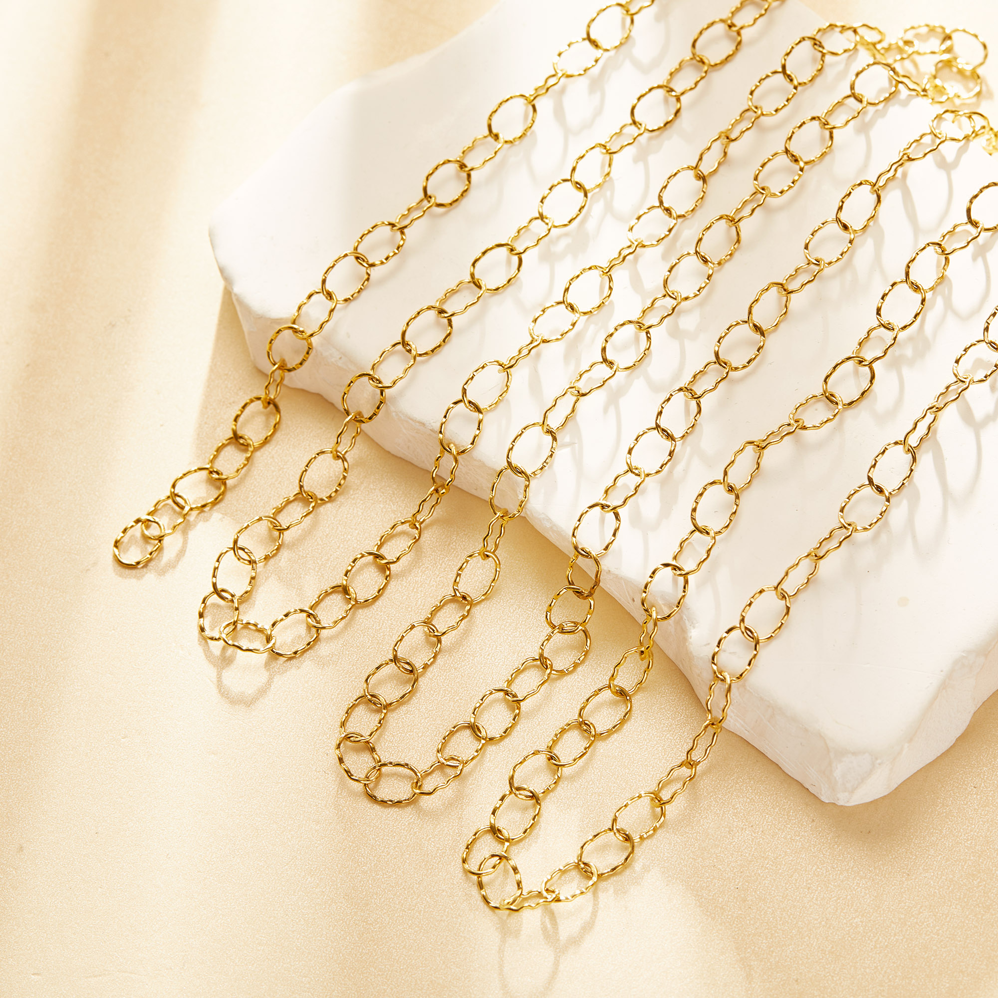 1 Meter 6.3MM Wide Gold Plated Stainless Steel Necklace,Oval Cable Chain,Minimalist Choker Necklace,DIY Loose Chain Necklace Supplies 1325015 1 Meter 6.3MM Wide Gold Plated Stainless Steel Necklace,Oval Cable Chain,Minimalist Choker Necklace,DIY Loose Chain Necklace Supplies 1325015