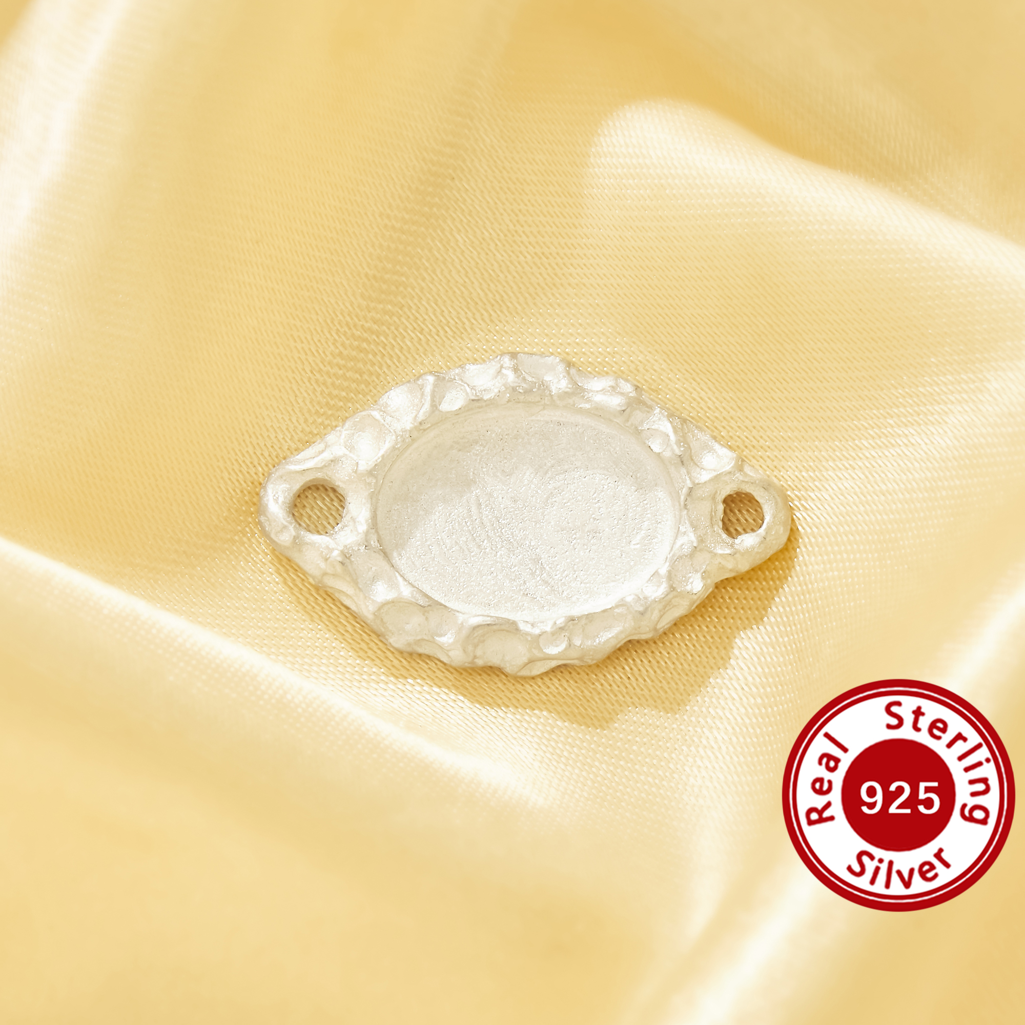 10x14MM Keepsake Mother Milk Resin Ring Bezel Settings,Solid 925 Sterling Silver Oval Pendant Base Plain Silver No Plating Shiny Hammered Textured Charm 1421302 10x14MM Keepsake Mother Milk Resin Ring Bezel Settings,Solid 925 Sterling Silver Oval Pendant Base Plain Silver No Plating Shiny Hammered Textured Charm 1421302