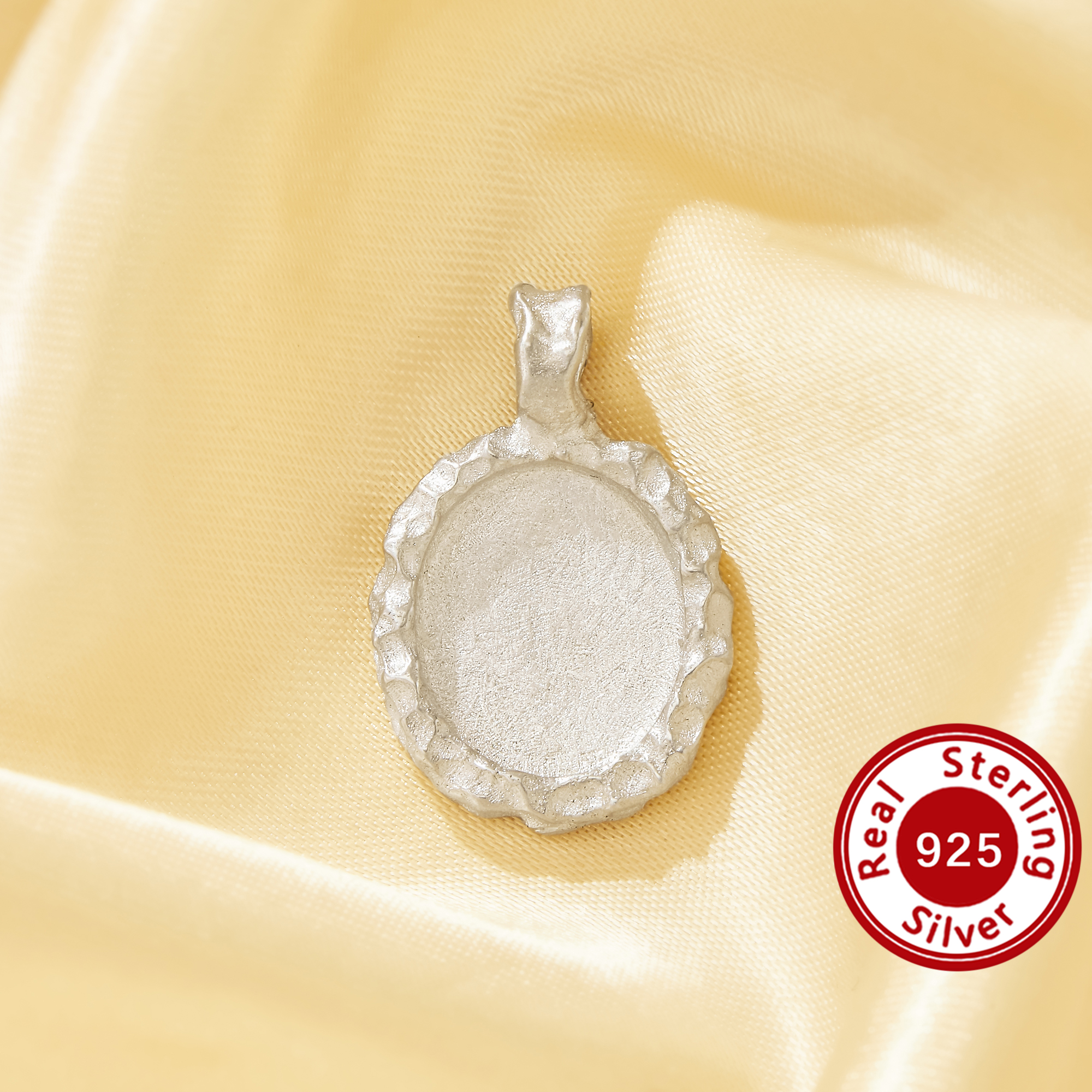 12x14MM Keepsake Mother Milk Resin Ring Bezel Settings,Solid 925 Sterling Silver Oval Pendant Base Plain Silver No Plating Shiny Hammered Design DIY Charm 1421302 12x14MM Keepsake Mother Milk Resin Ring Bezel Settings,Solid 925 Sterling Silver Oval Pendant Base Plain Silver No Plating Shiny Hammered Design DIY Charm 1421302