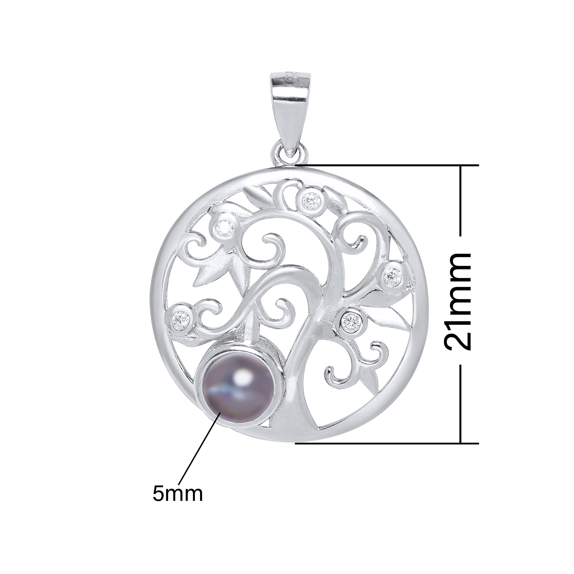 Keepsake Personalized Projection Tree of Life Pendant,Solid 925 Sterling Silver Round Charm,Custom Photo Memorial Photo Jewelry Supplies 1431271 - Click Image to Close