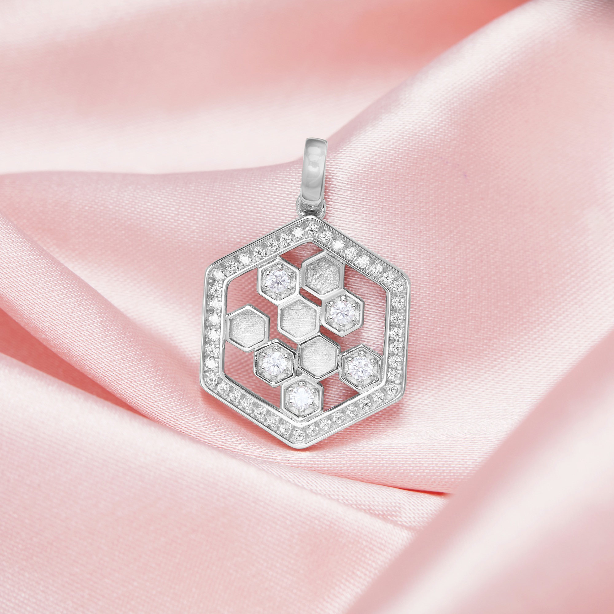 Keepsake Breast Milk Resin Hexagon Bezel Pendant Settings,Honeycomb Hexagon Solid 925 Sterling Silver Pendant Charm,DIY Memory Jewelry Supplies 1431333 - Click Image to Close