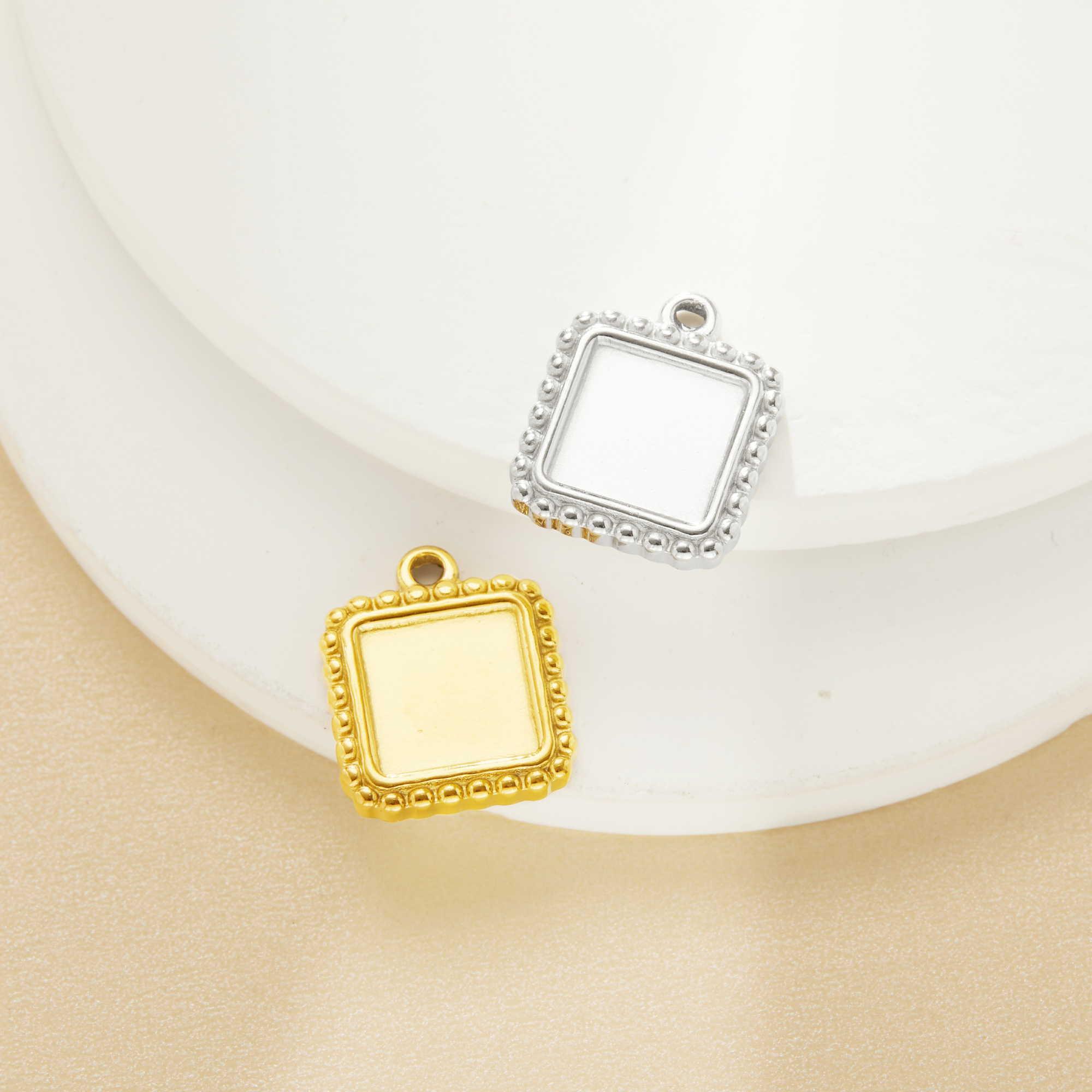 Keepsake Mother's Milk Resin Square Bezel Pendant Settings,Simple Stainless Steel Square Pendant Charm,DIY Pendant Blank Supplies 1431550 Keepsake Mother's Milk Resin Square Bezel Pendant Settings,Simple Stainless Steel Square Pendant Charm,DIY Pendant Blank Supplies 1431550