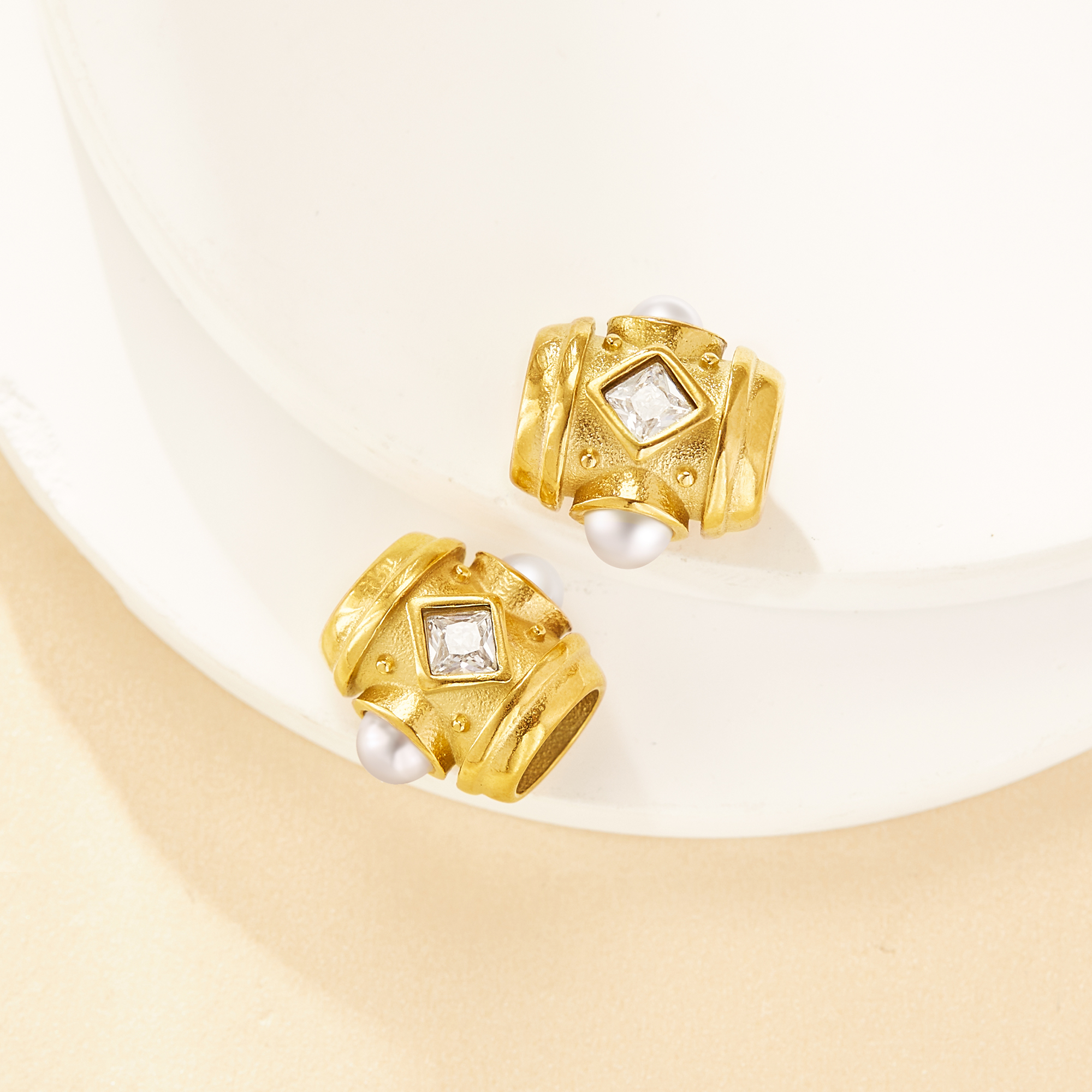 Tube Spacer Big Hole Beads,Gold Plated Stainless Steel Double Sides Hole Pendant Beads with 5MM Hole,Vintage Style Beads,DIY Bead Supplies 1431580 Tube Spacer Big Hole Beads,Gold Plated Stainless Steel Double Sides Hole Pendant Beads with 5MM Hole,Vintage Style Beads,DIY Bead Supplies 1431580