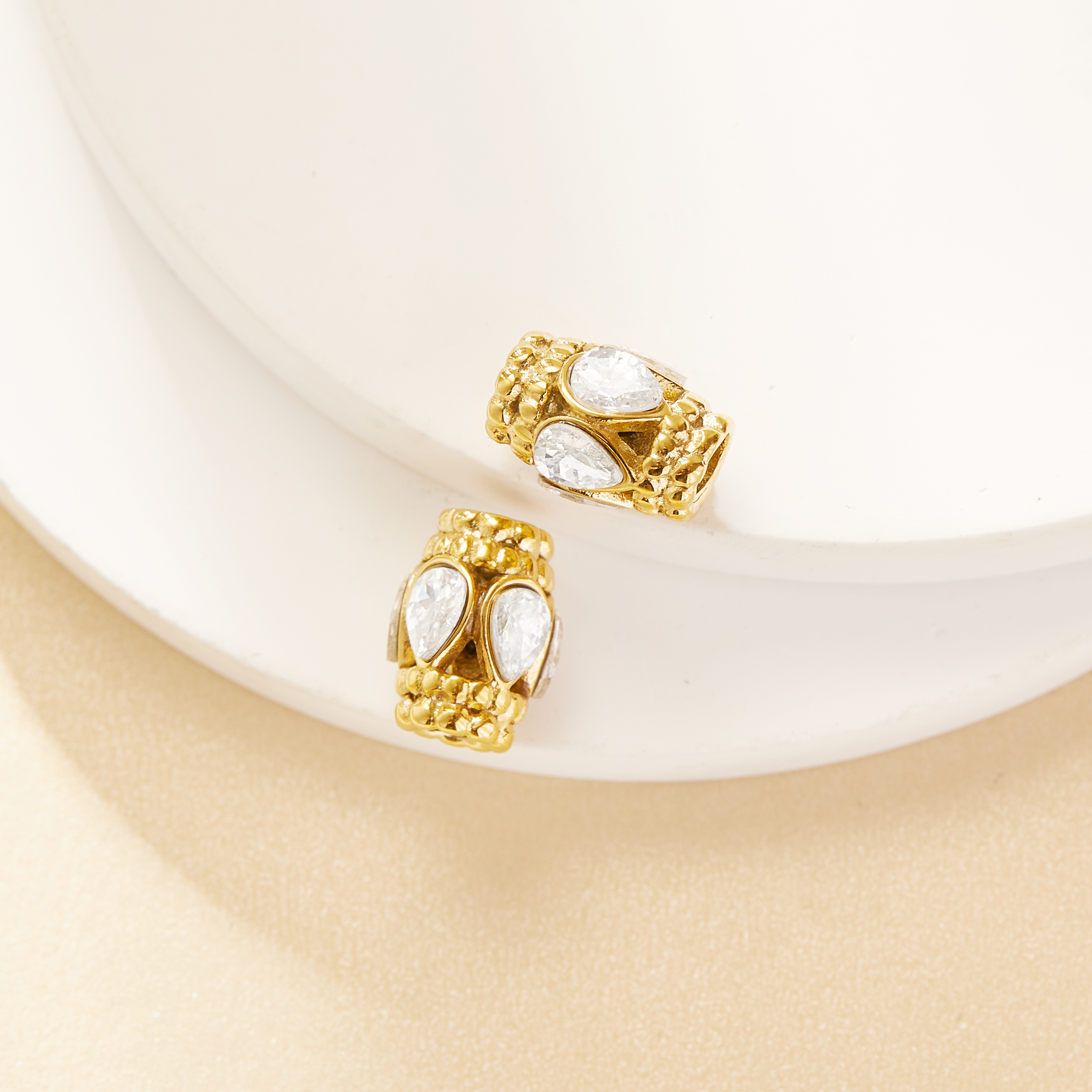 Tube Spacer Big Hole Beads,Gold Plated Stainless Steel Double Sides Hole Pendant Beads with 3MM Hole,Vintage Style Beads,DIY Bead Supplies 1431581 Tube Spacer Big Hole Beads,Gold Plated Stainless Steel Double Sides Hole Pendant Beads with 3MM Hole,Vintage Style Beads,DIY Bead Supplies 1431581