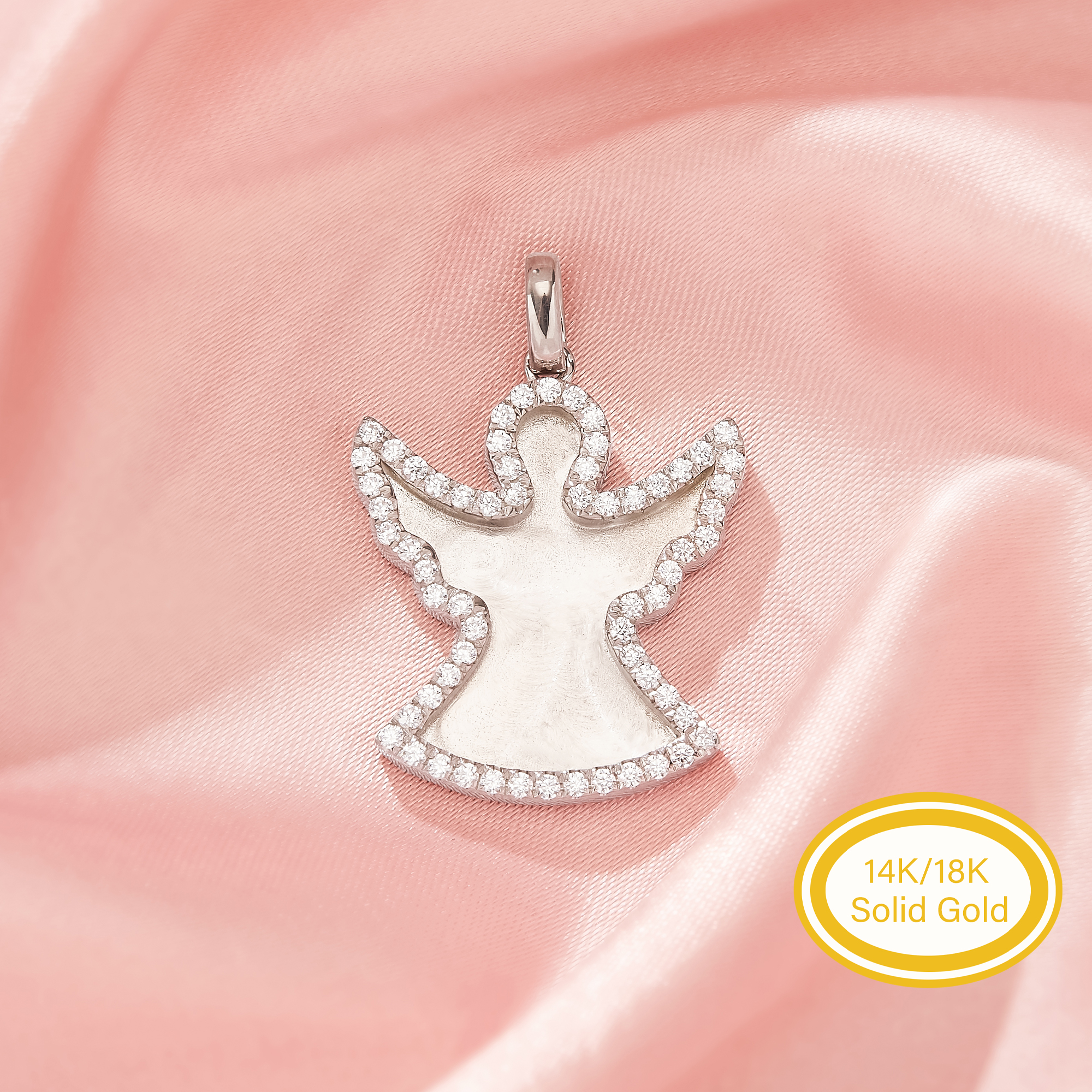 19x27MM Keepsake Mother Milk Solid 14K 18K Gold Pendant Settings,Angel Bezel Blank Pendant DIY Supplies 1431679 19x27MM Keepsake Mother Milk Solid 14K 18K Gold Pendant Settings,Angel Bezel Blank Pendant DIY Supplies 1431679