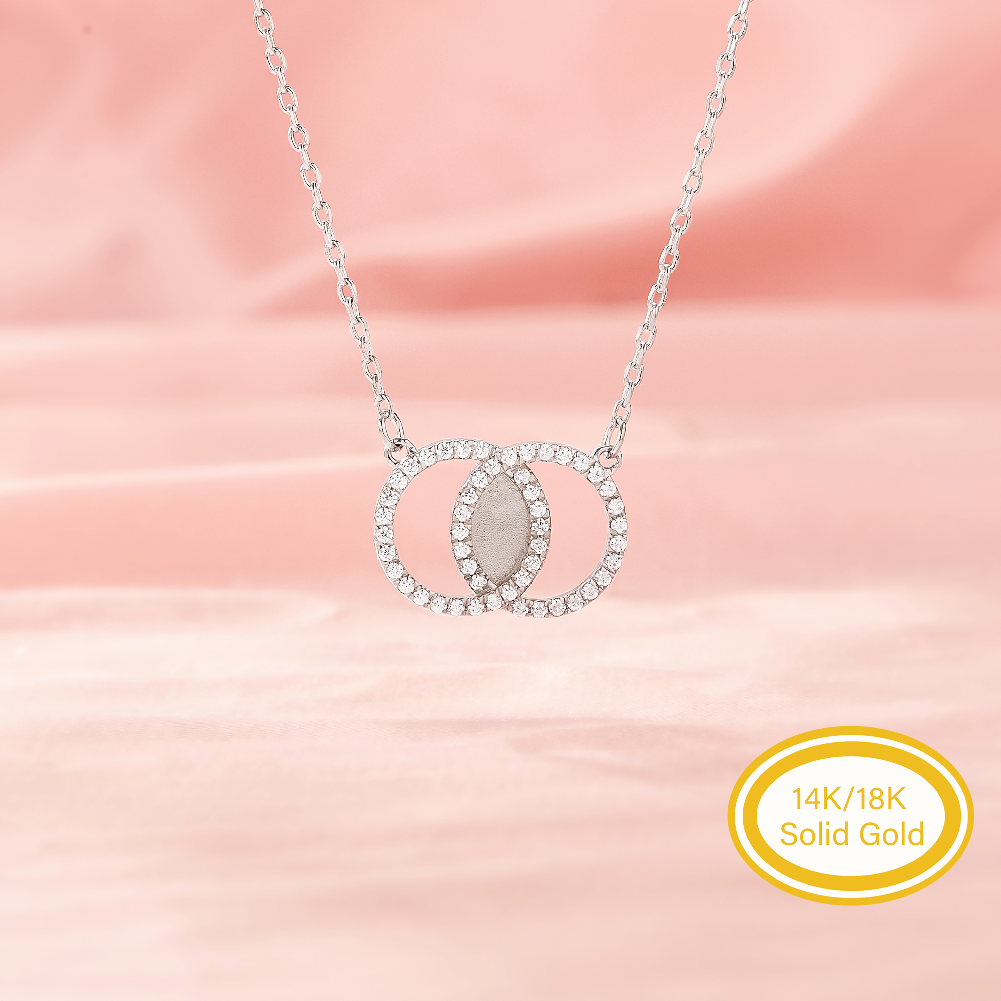 Keepsake Mother Milk Resin Double Round Pendant Settings,Solid 14K 18K Gold Necklace,Marquise Bezel Necklace Chain 16''+2'' 1431681 Keepsake Mother Milk Resin Double Round Pendant Settings,Solid 14K 18K Gold Necklace,Marquise Bezel Necklace Chain 16''+2'' 1431681