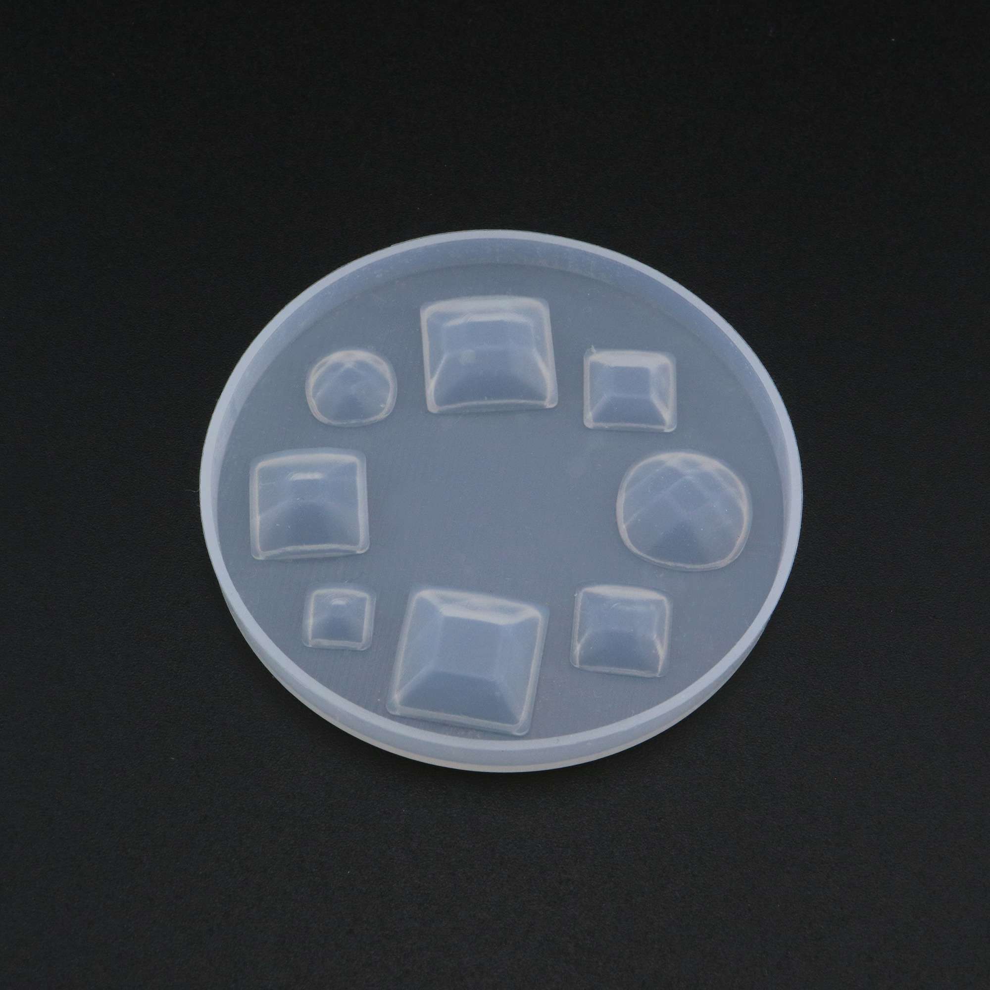 Facted Square Breast Milk Cabochon Silicone Mold Epoxy Resin Keepsake DIY Jewelry Making Supplies 1507046 - Click Image to Close