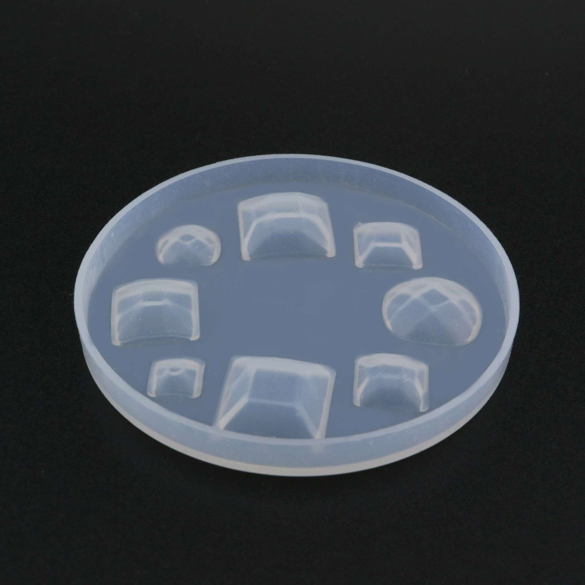 Facted Square Breast Milk Cabochon Silicone Mold Epoxy Resin Keepsake DIY Jewelry Making Supplies 1507046 - Click Image to Close