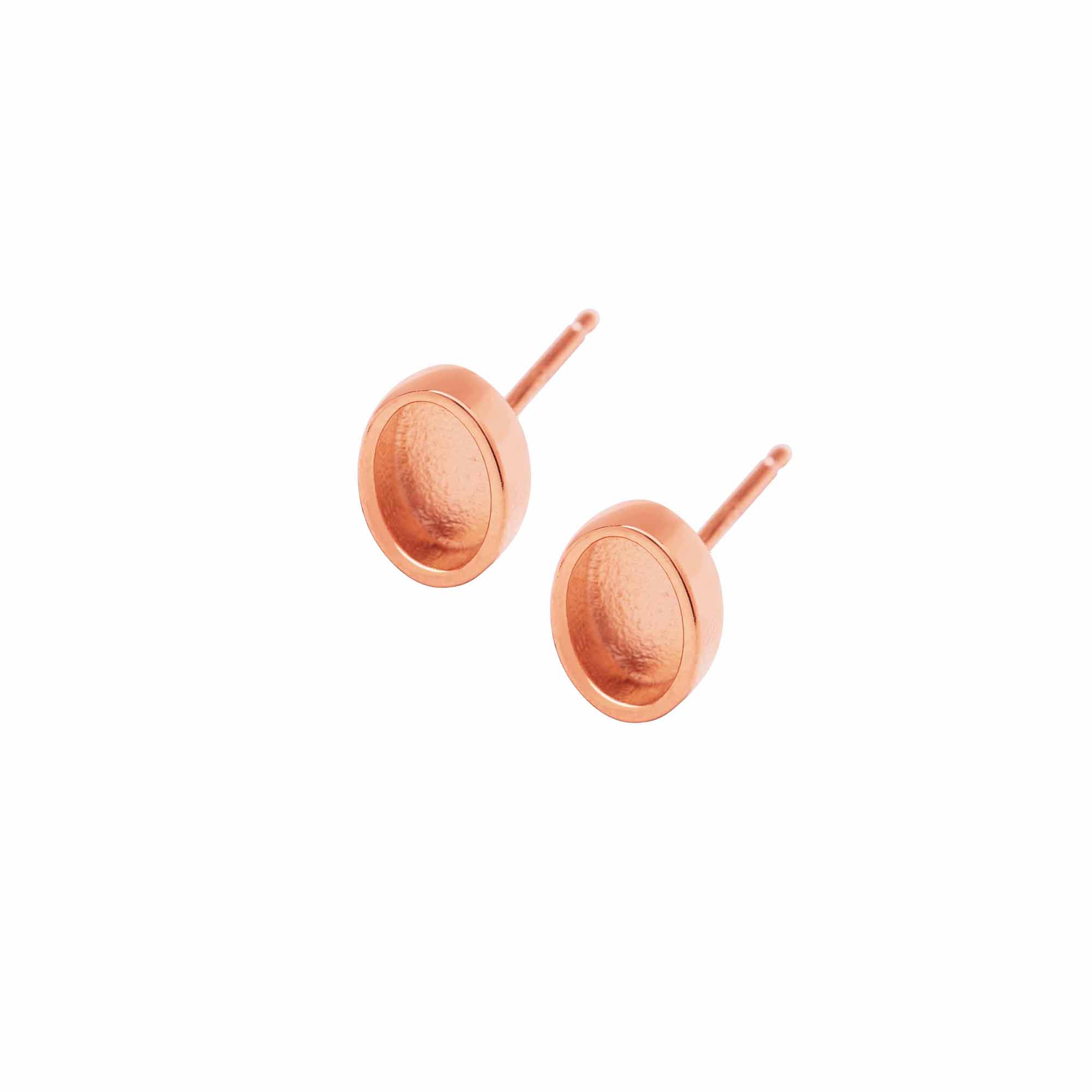 1Pair Keepsake Breast Milk Resin Oval Bezel Studs Earrings Blank Settings,Solid Back Solid 925 Sterling Silver Rose Gold Plated Earrings 1706176 - Click Image to Close