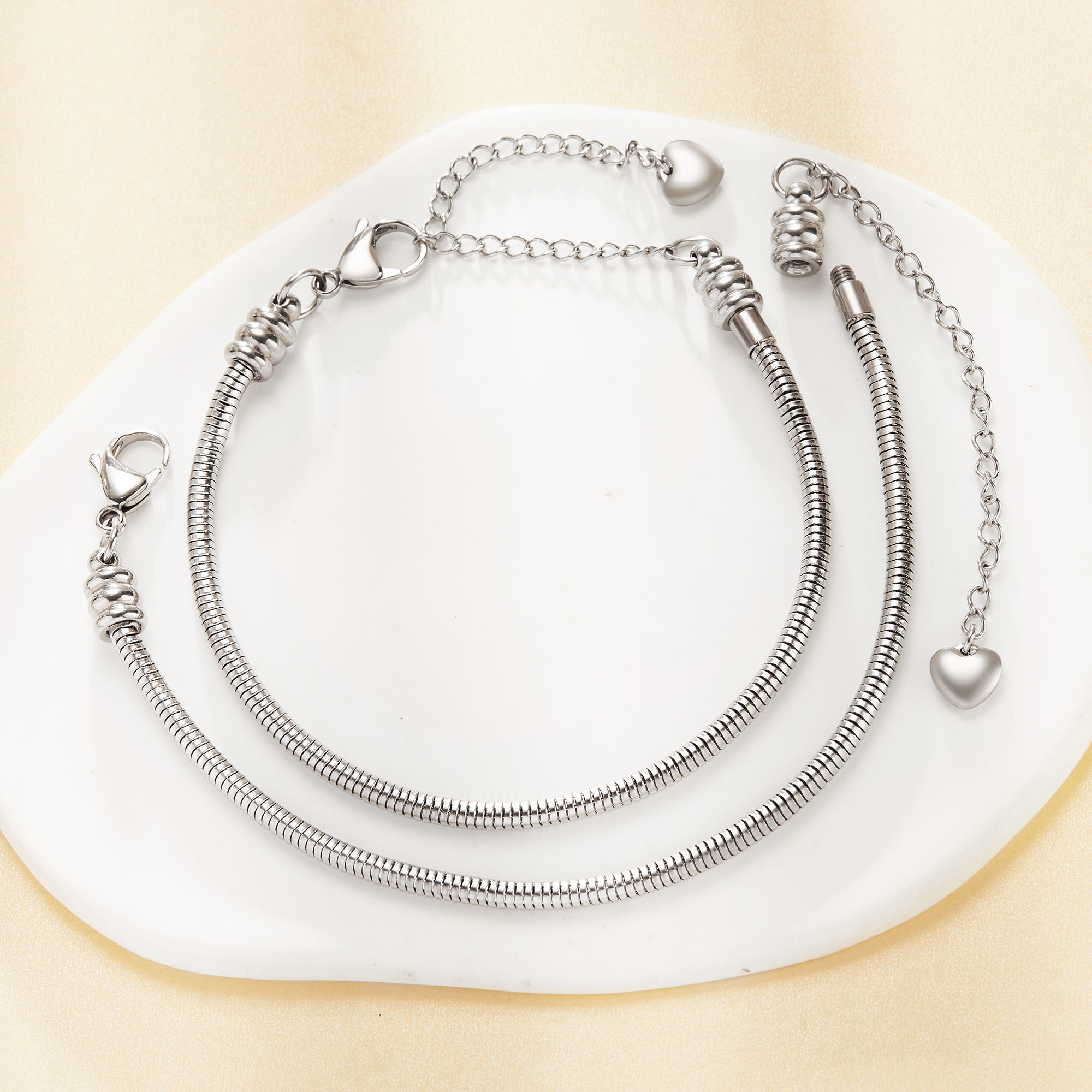 3.25MM Thick Minimalist Snake Stainless Steel Chain Bracelet,Silver Stainless Steel Bracelet,Simple Bracelet,DIY Bracelet Supplies 1900353 3.25MM Thick Minimalist Snake Stainless Steel Chain Bracelet,Silver Stainless Steel Bracelet,Simple Bracelet,DIY Bracelet Supplies 1900353