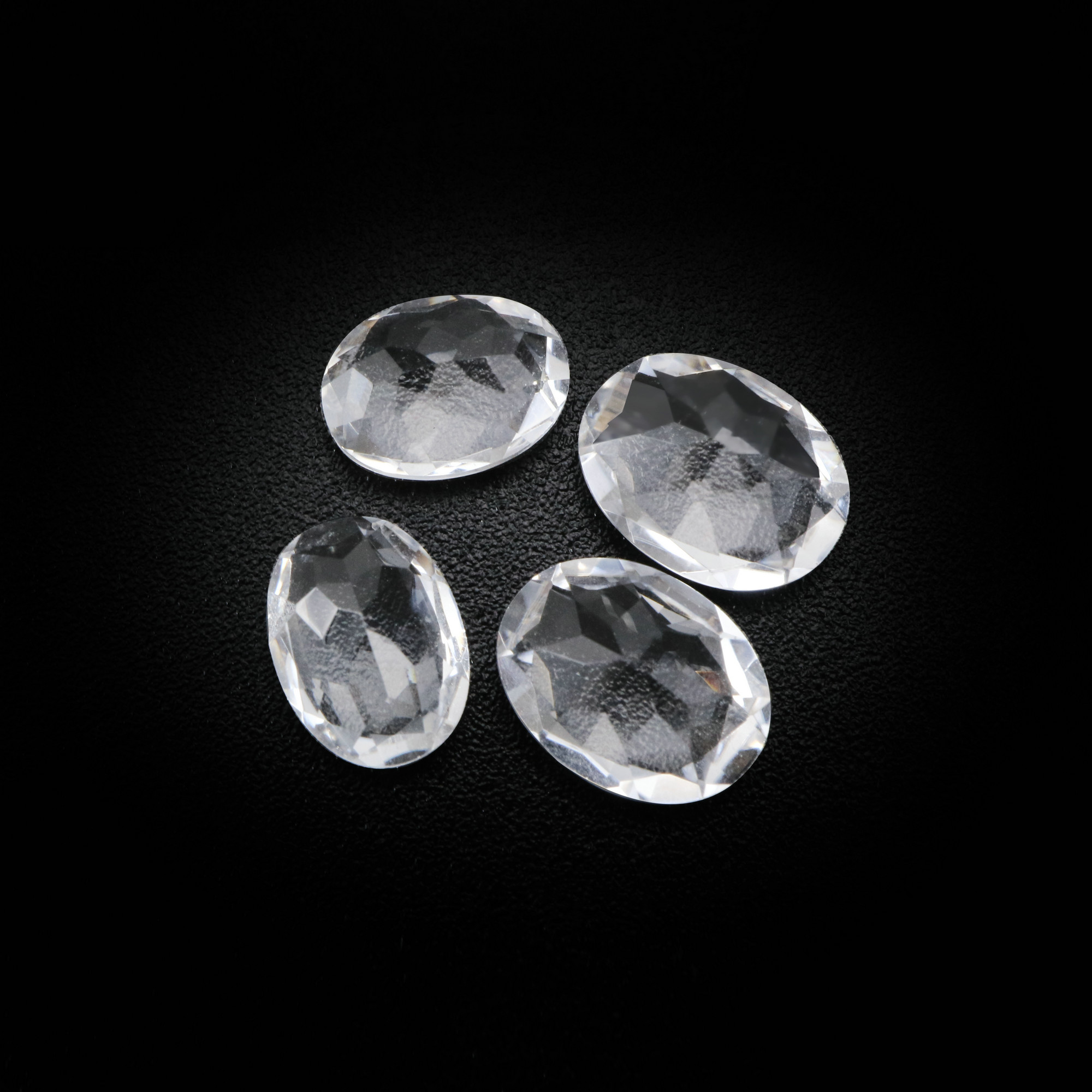 1Pcs Oval White Crystal Quartz Natural Faceted Cut Loose Gemstone Semi Precious Stone DIY Jewelry Supplies 4120135 - Click Image to Close