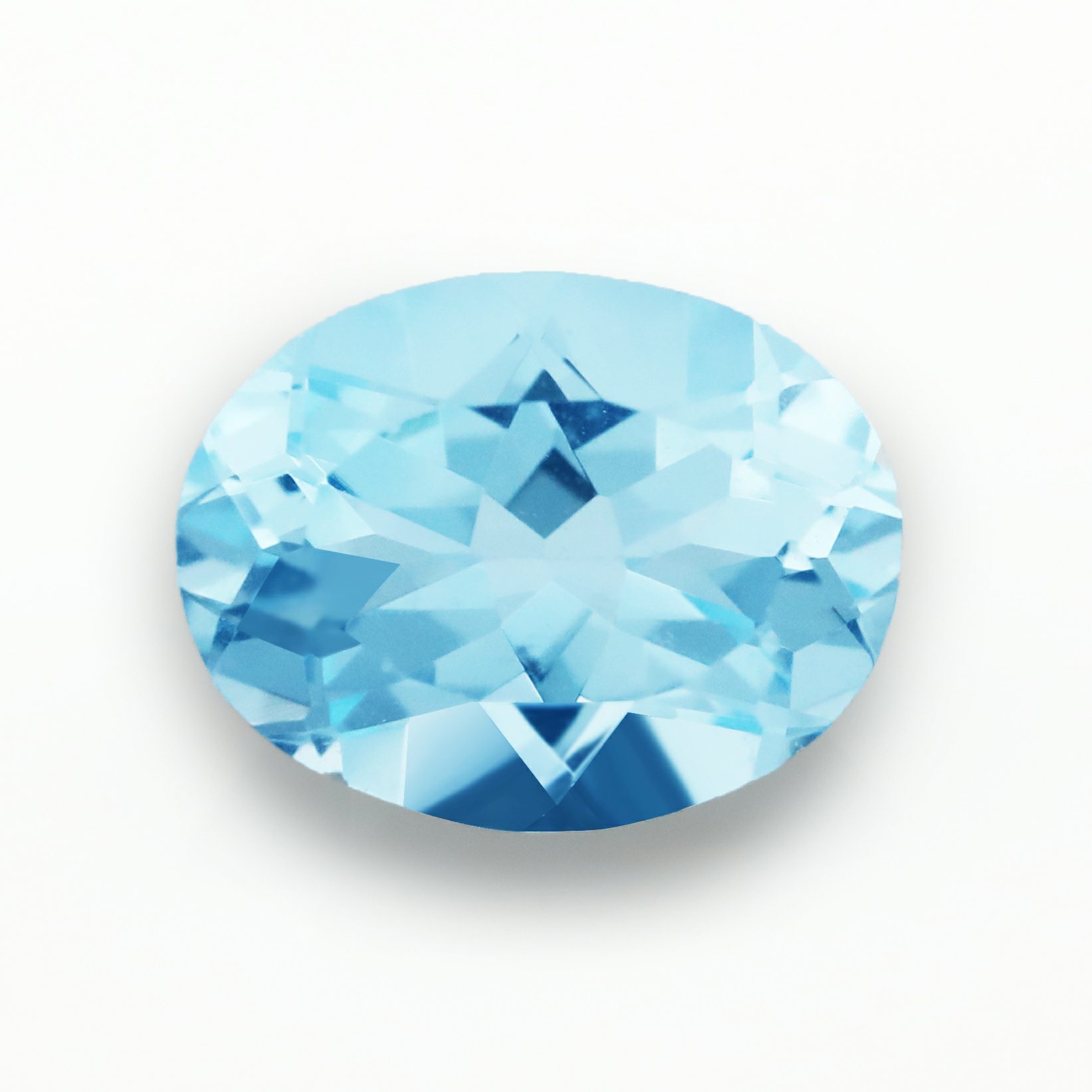 1Pcs Oval Faceted Sky Blue Topaz Nature October Birthstone DIY Loose Gemstone Supplies 4120141 - Click Image to Close