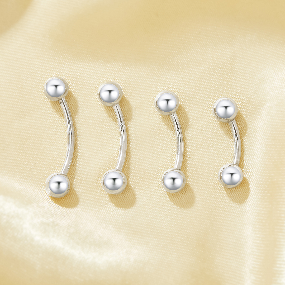 Simple Round Bead Belly Ring,Solid 925 Sterling Silver Belly Ring,Minimalist Round Bead Belly Ring,DIY Belly Ring Supplies 6790007 - Click Image to Close